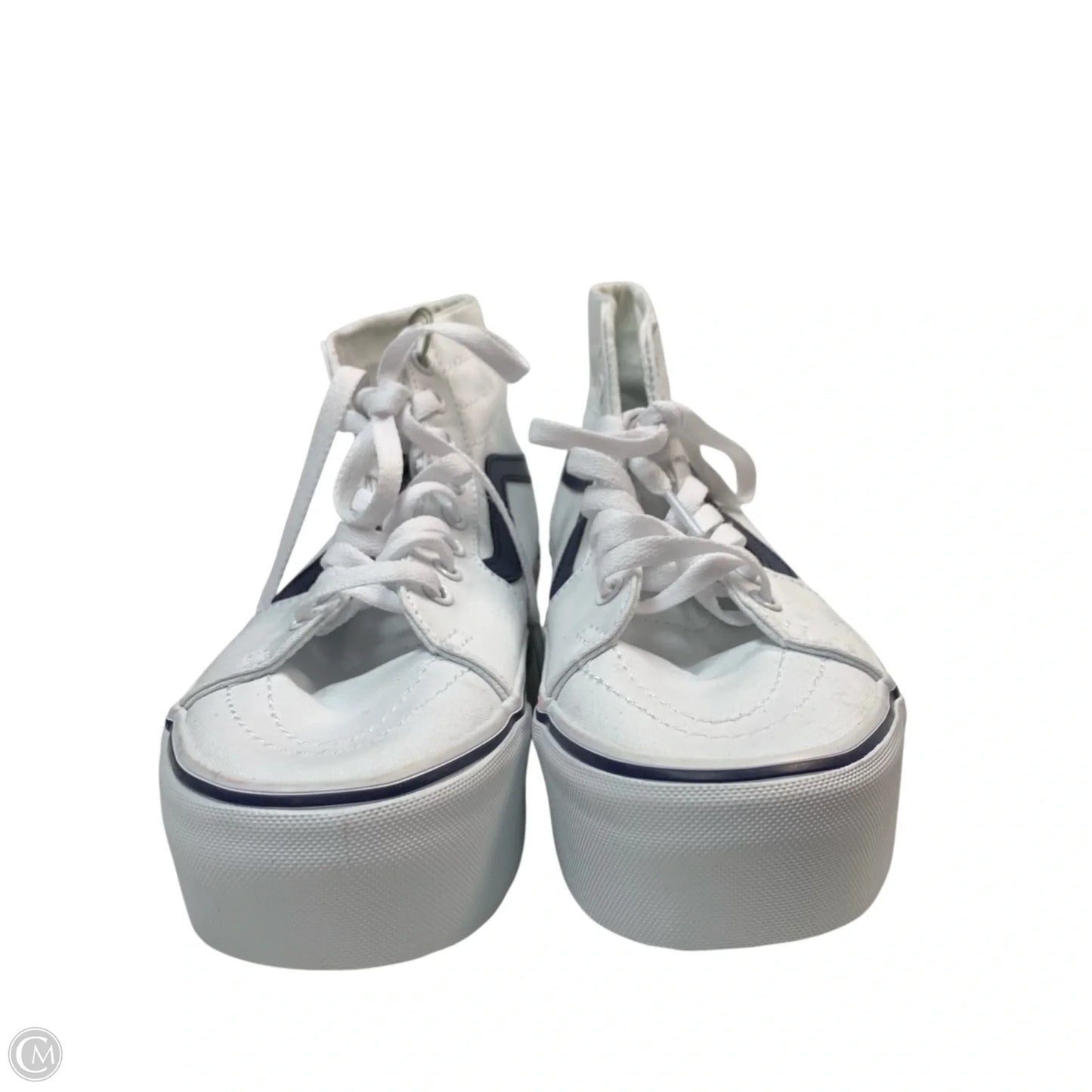 Shoes Sneakers By Vans In White, Size: 8.5