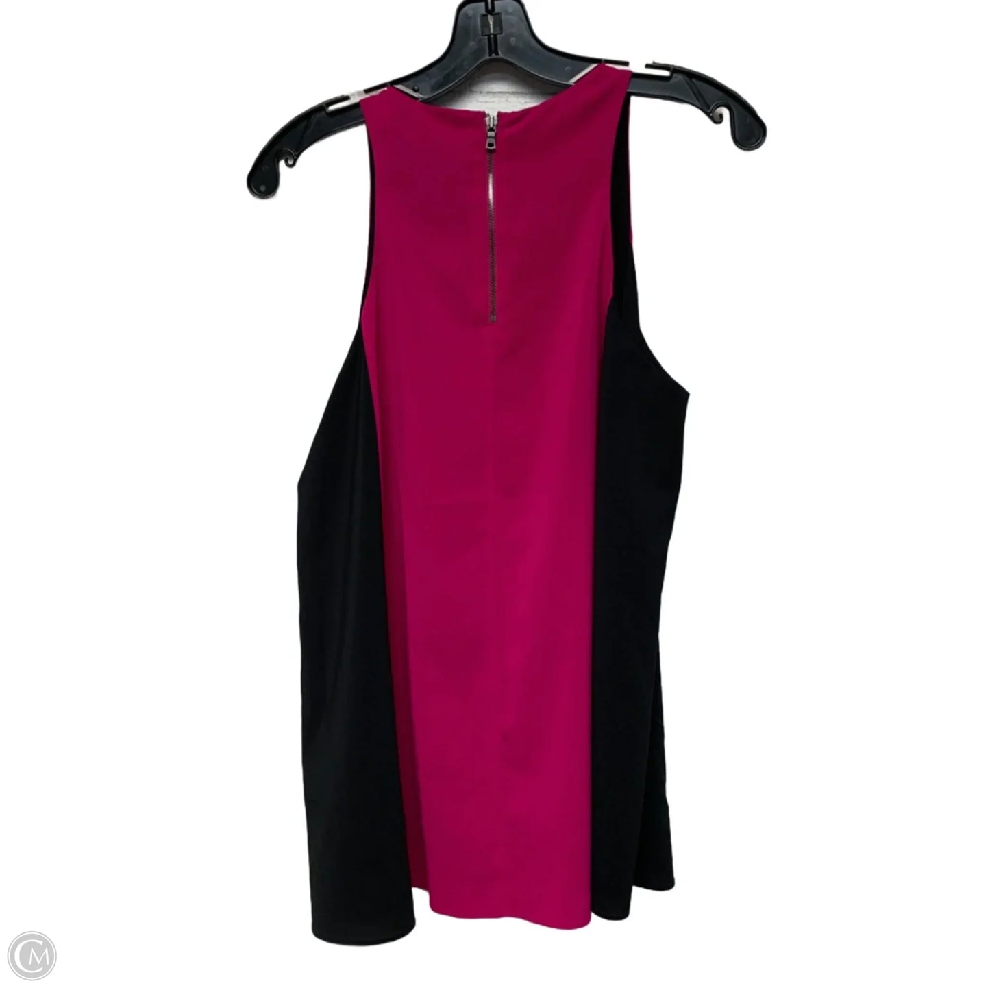 Blouse Designer By Alice + Olivia In Black & Pink, Size: Xs