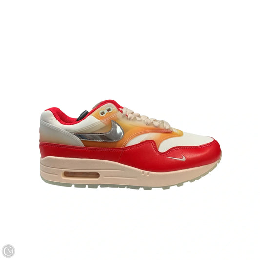 Shoes Sneakers By Nike In Red & White, Size: 7