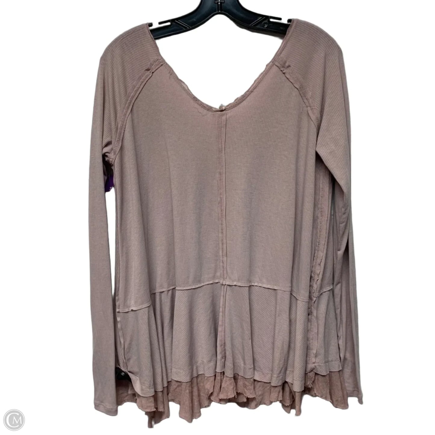 Top Long Sleeve By We The Free In Pink, Size: S