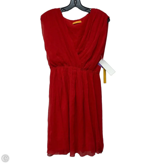 Dress Designer By Alice + Olivia In Red, Size: M