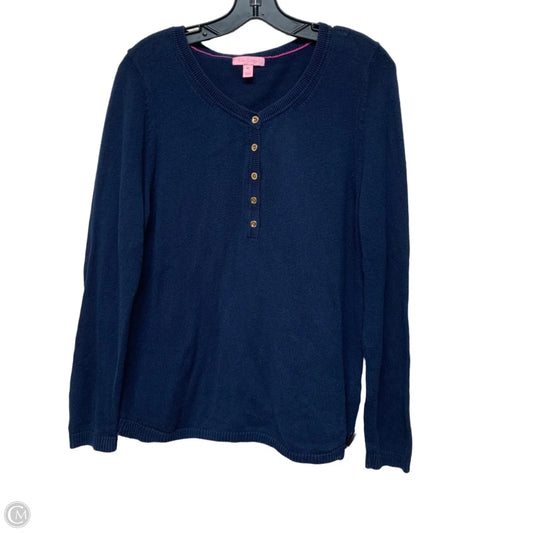 Sweater Designer By Lilly Pulitzer In Blue, Size: Xl