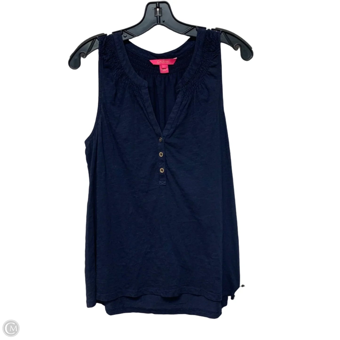 Top Sleeveless Designer By Lilly Pulitzer In Blue, Size: L