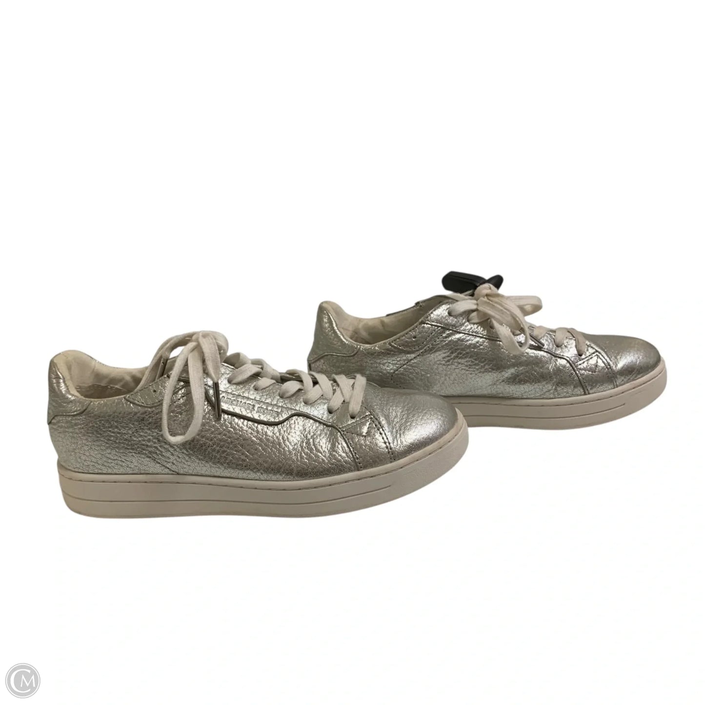 Shoes Sneakers By Michael By Michael Kors In Silver, Size: 6