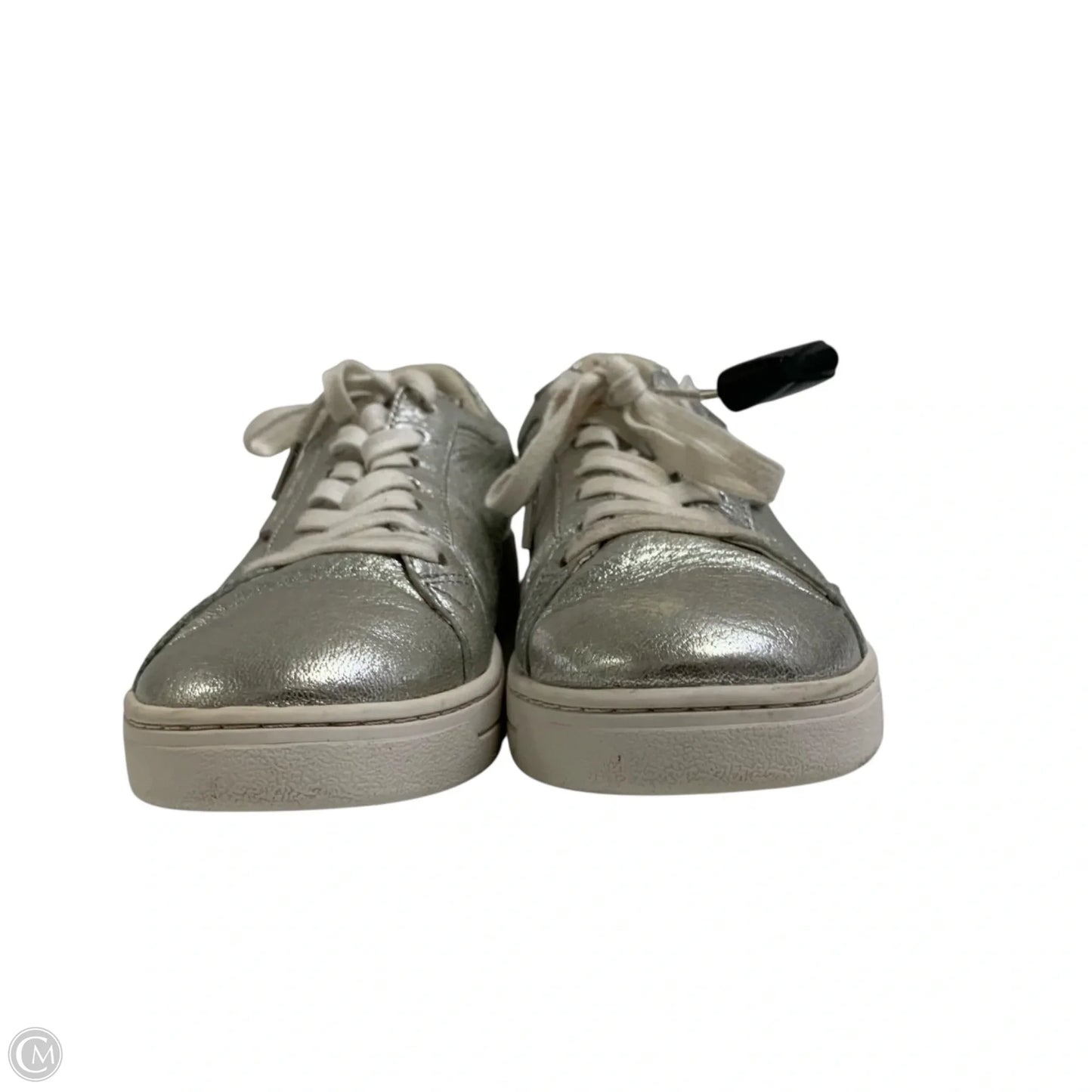 Shoes Sneakers By Michael By Michael Kors In Silver, Size: 6