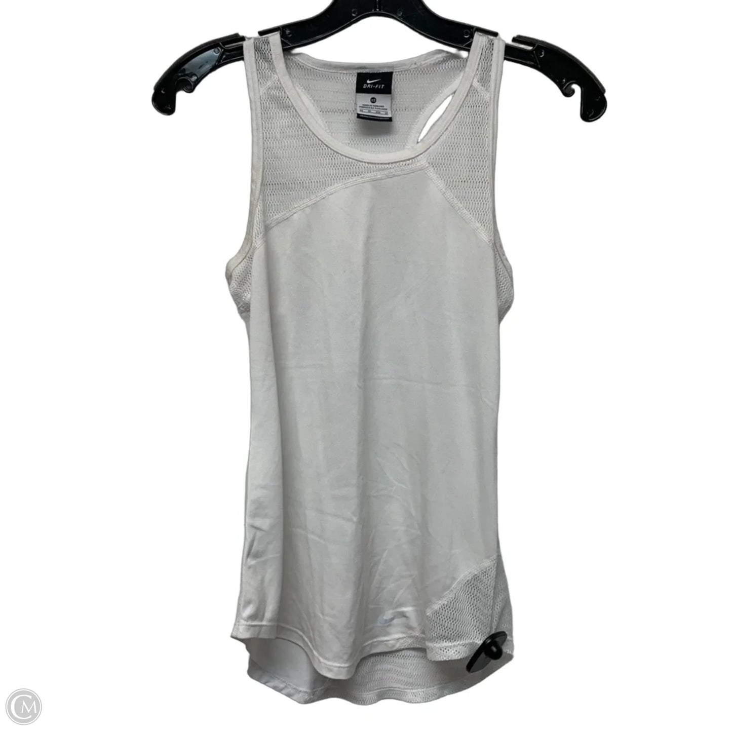 Athletic Tank Top By Nike Apparel In White, Size: Xs