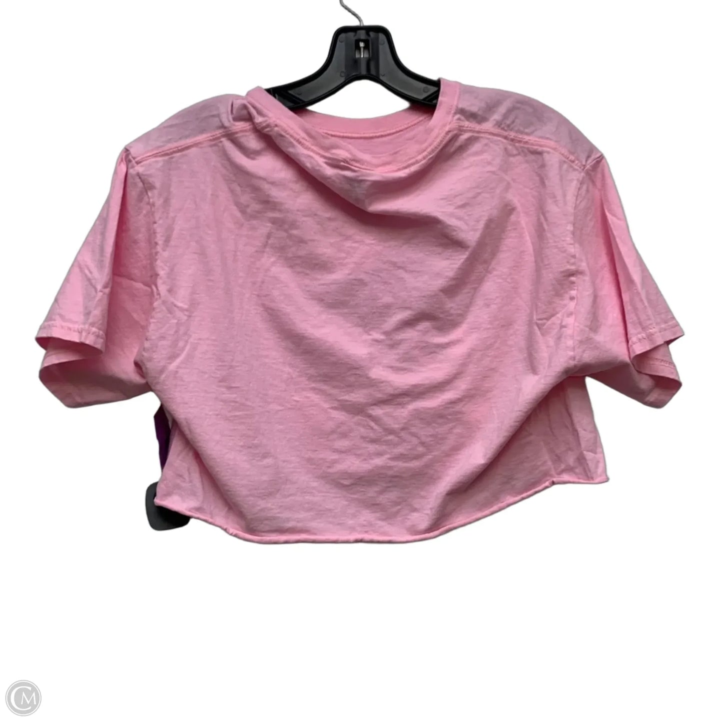Top Short Sleeve By Fruit Of The Loom In Pink, Size: M