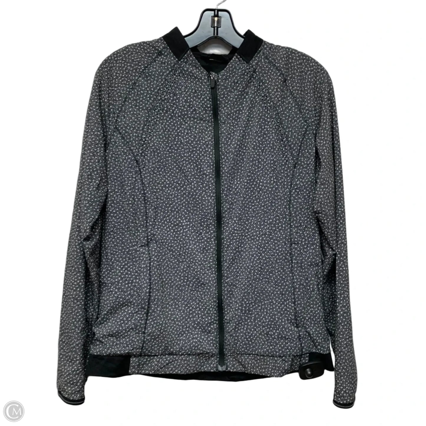 Athletic Jacket By Lululemon In Grey, Size: M