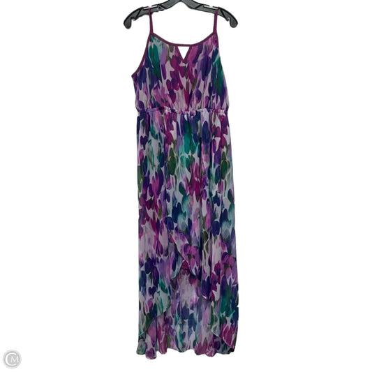 Dress Casual Midi By Lane Bryant In Purple, Size: Xl