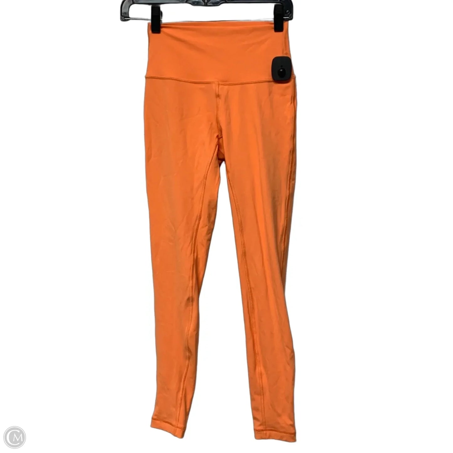 Athletic Leggings By Lululemon In Orange, Size: S