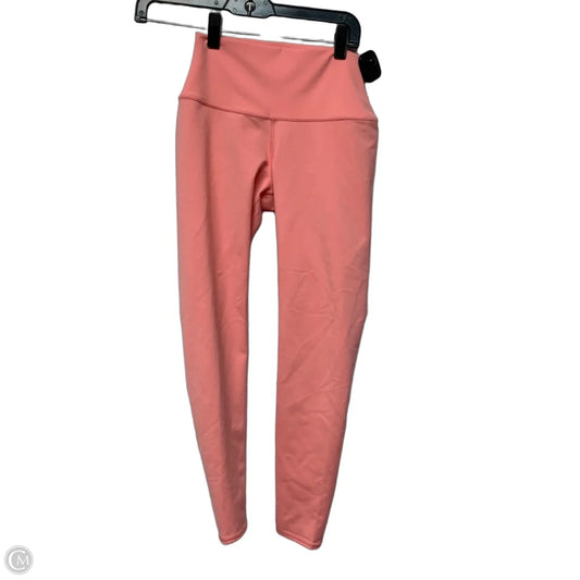 Athletic Leggings By Alo In Pink, Size: Xs