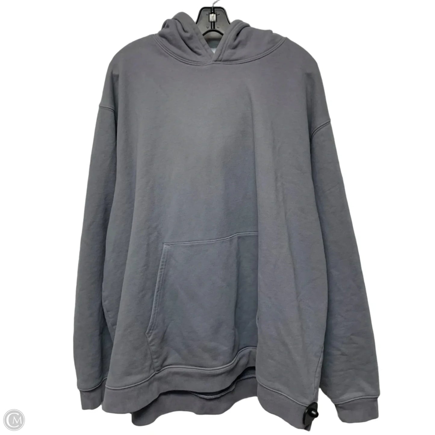 Sweatshirt Hoodie By Alo In Grey, Size: 2x