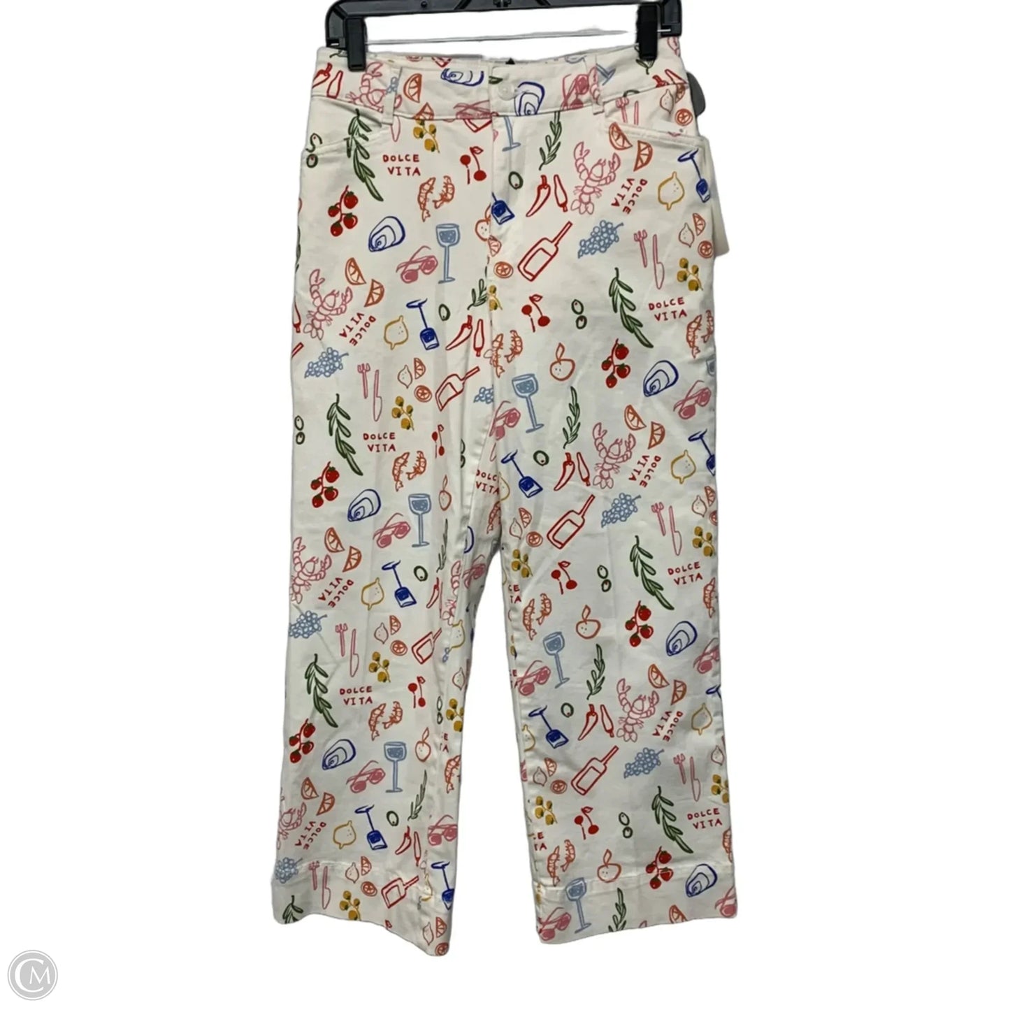 Pants Wide Leg By Bagatelle In White, Size: 6
