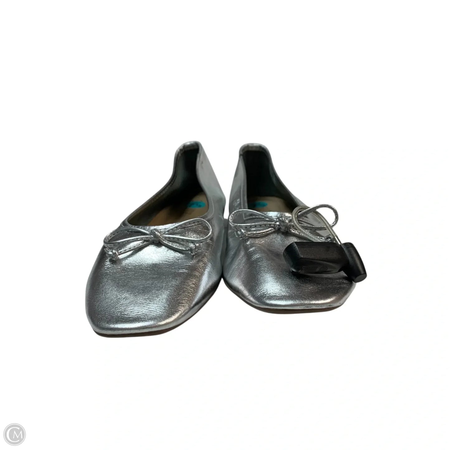 Shoes Flats By Schutz In Silver, Size: 7.5