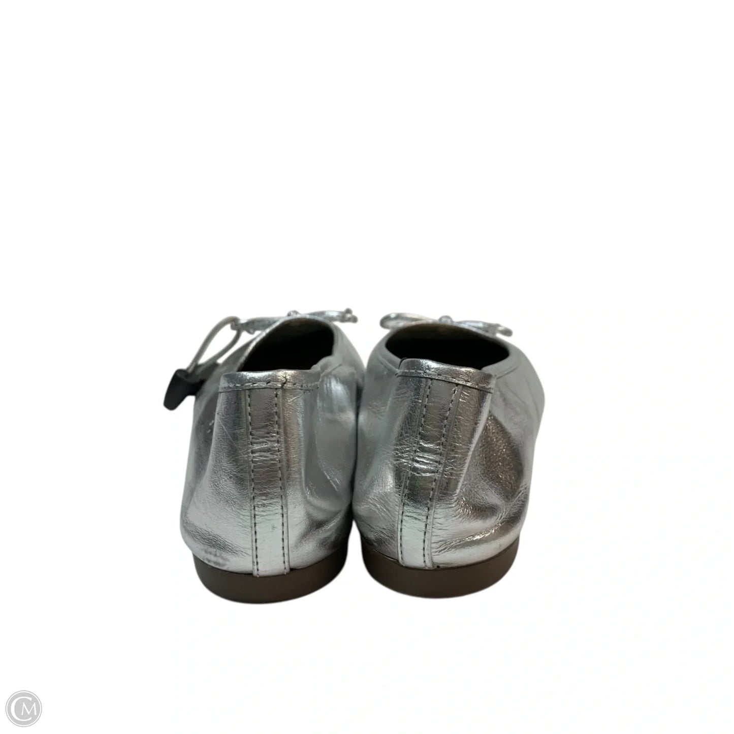 Shoes Flats By Schutz In Silver, Size: 7.5