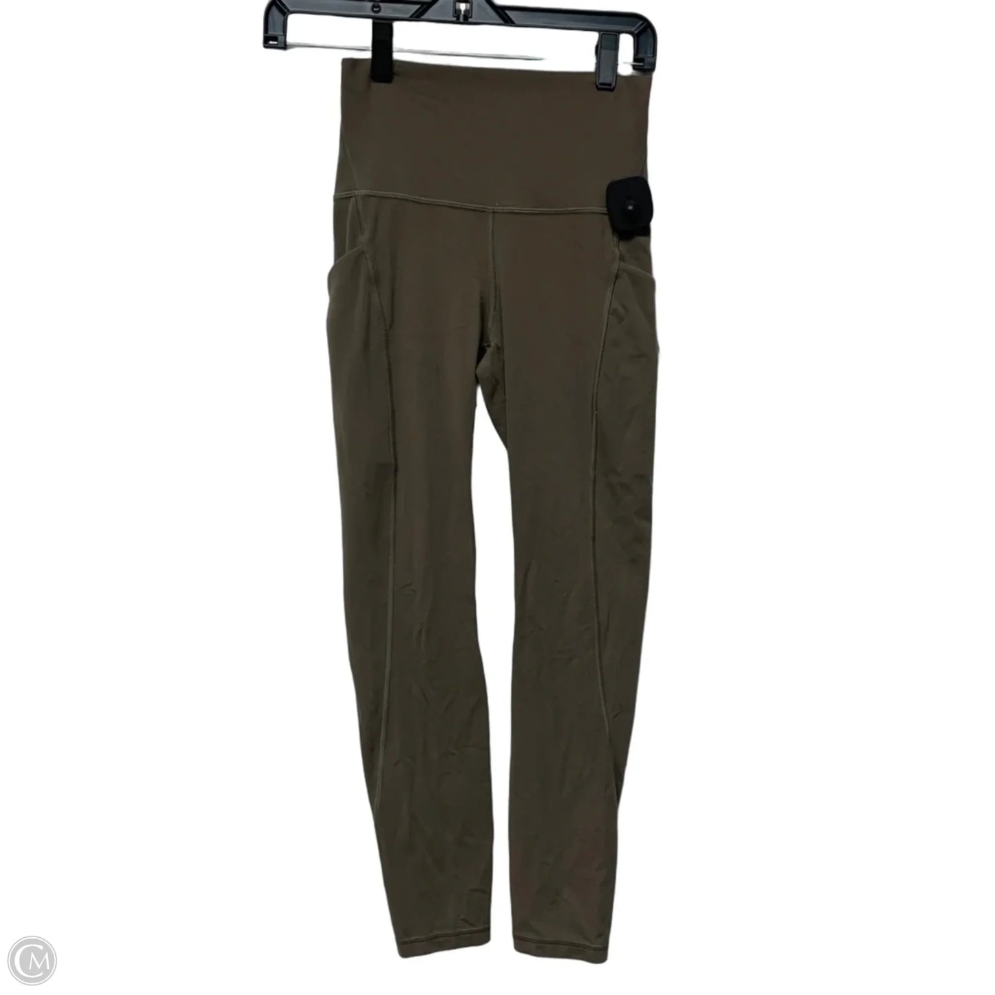 Athletic Leggings By Lululemon In Taupe, Size: S