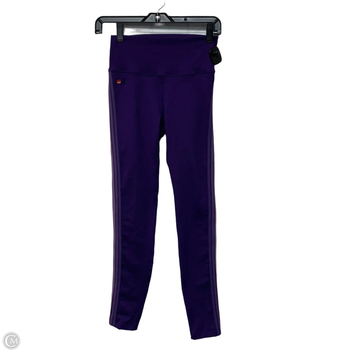 Athletic Leggings By Aviator Nation In Purple, Size: S