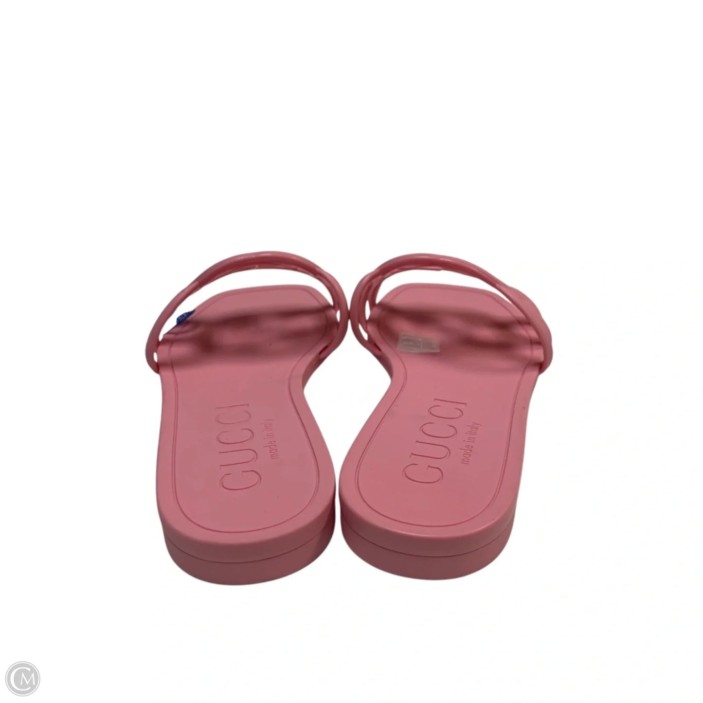 Sandals Luxury Designer By Gucci In Pink, Size: 6