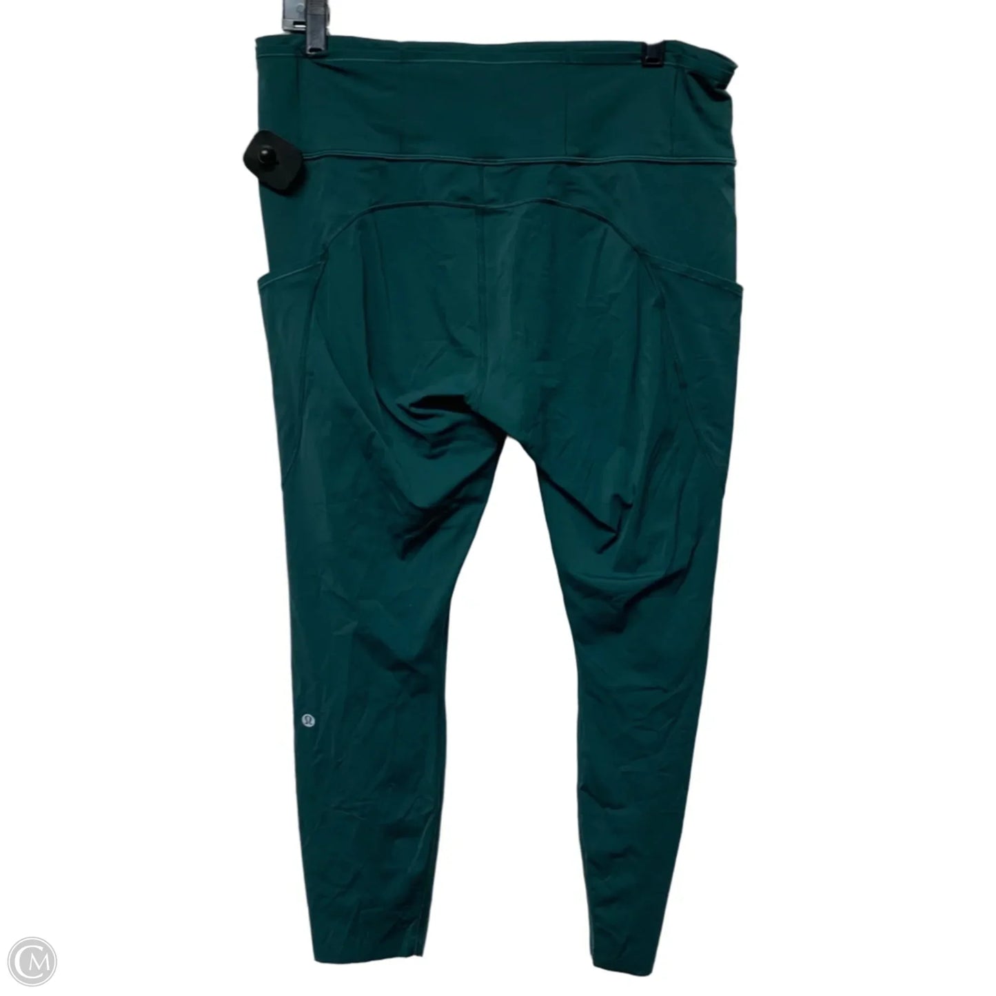 Athletic Leggings By Lululemon In Green, Size: L