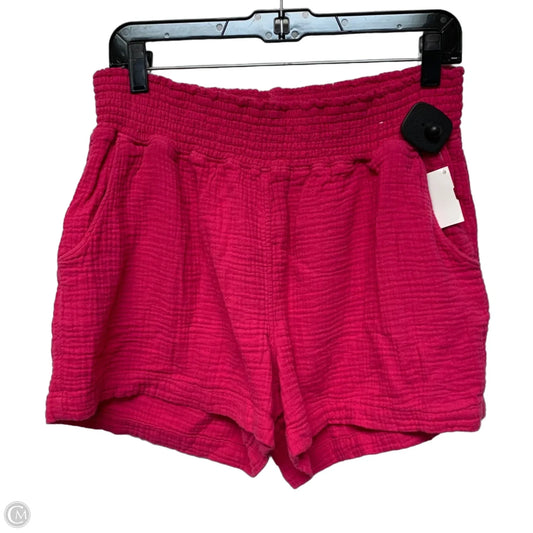 Shorts By Three Dots In Pink, Size: L