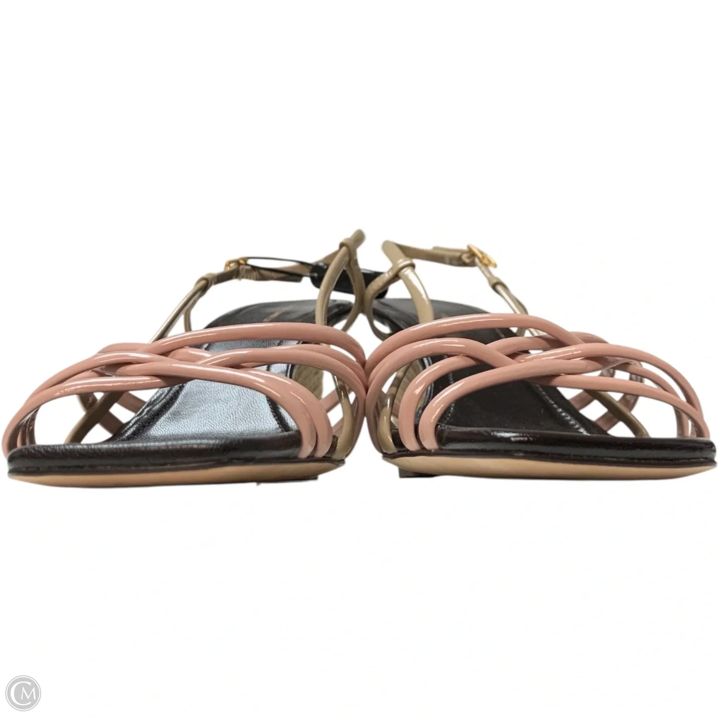 Sandals Designer By Tory Burch In Brown & Pink, Size: 9