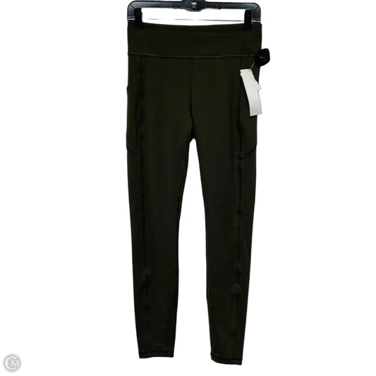 Athletic Leggings By Lululemon In Green, Size: M