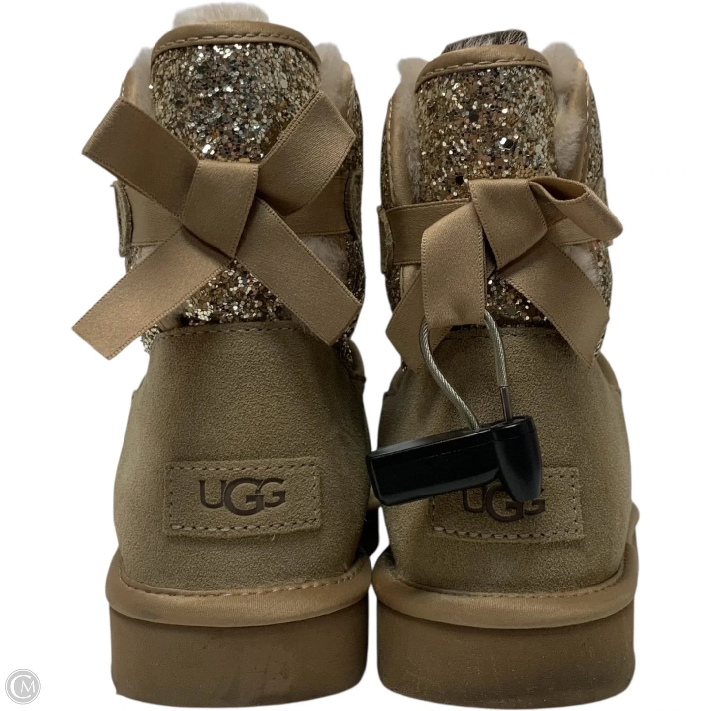 Boots Designer By Ugg In Gold, Size: 8