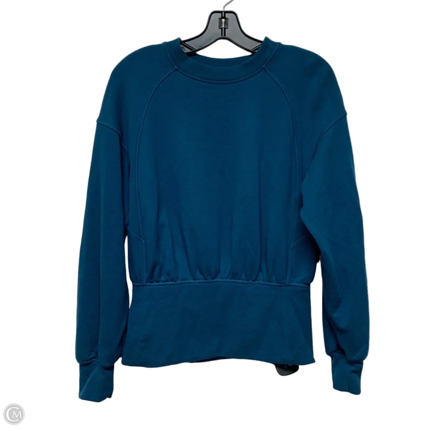 Athletic Sweatshirt Crewneck By Lululemon In Blue, Size: S