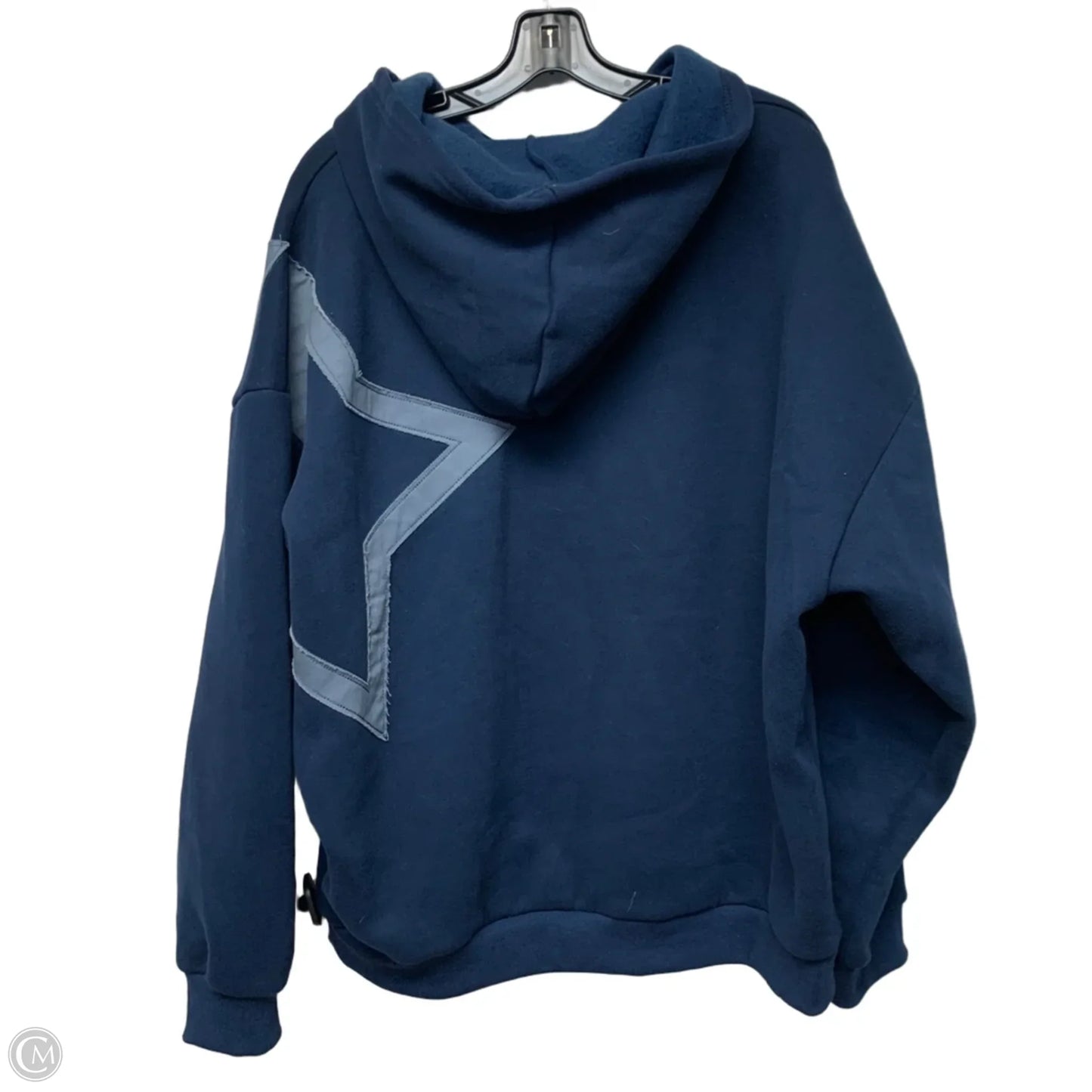 Sweatshirt Hoodie By Edikted In Navy, Size: Xl
