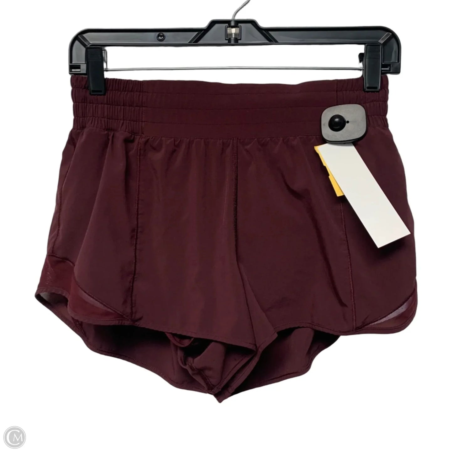 Athletic Shorts By Lululemon In Maroon, Size: M