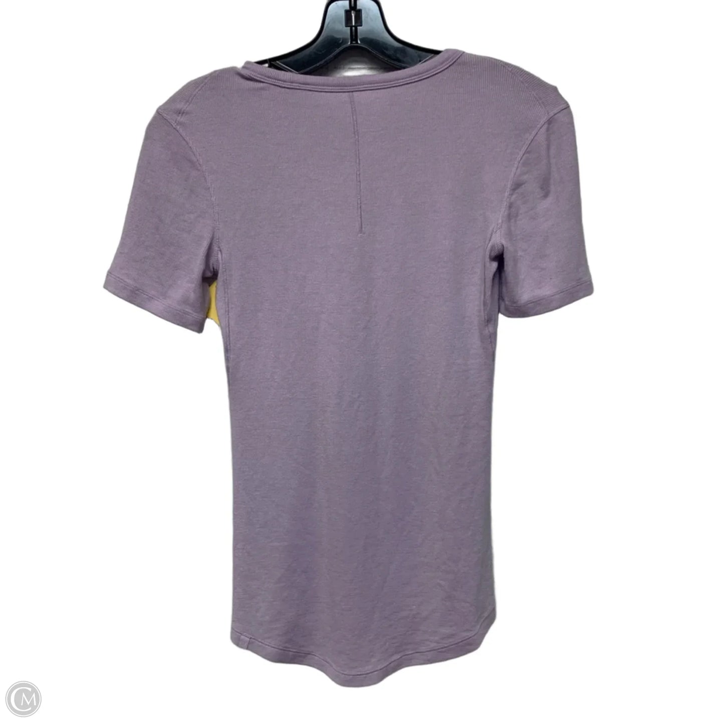 Athletic Top Short Sleeve By Lululemon In Purple, Size: S