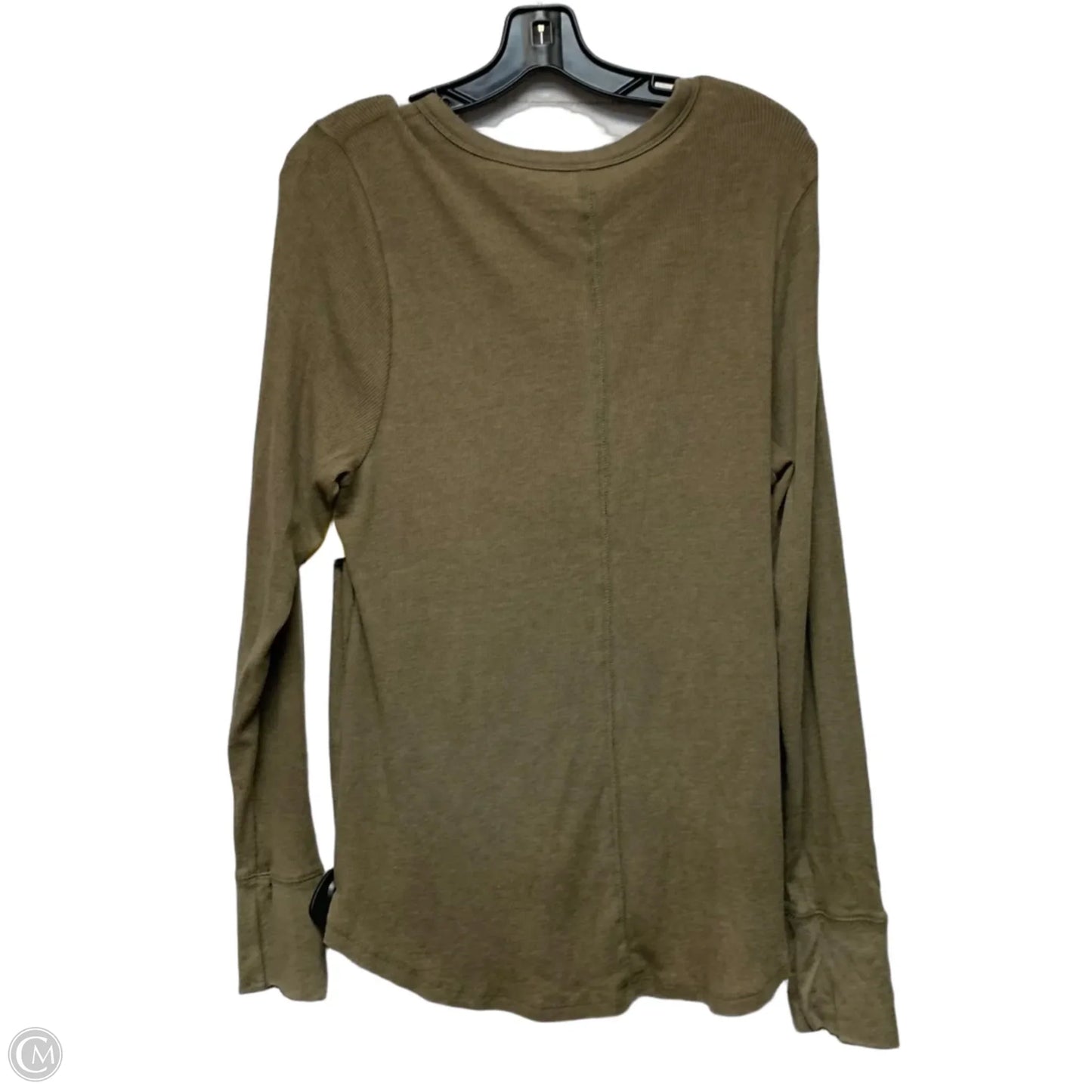 Top Long Sleeve By Aerie In Green, Size: 1x