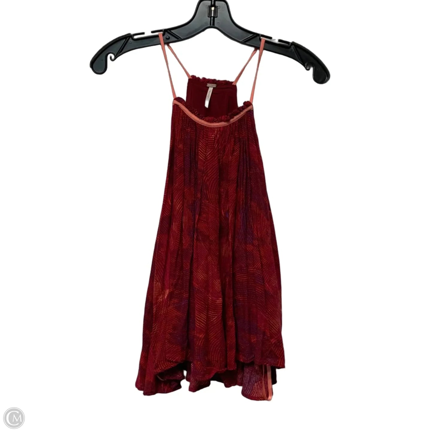 Top Sleeveless By Free People In Pink & Red, Size: M