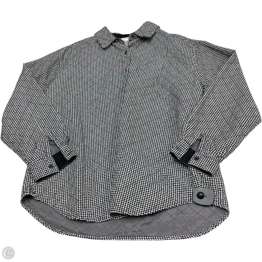 Jacket Other By Talbots In Black & White, Size: M