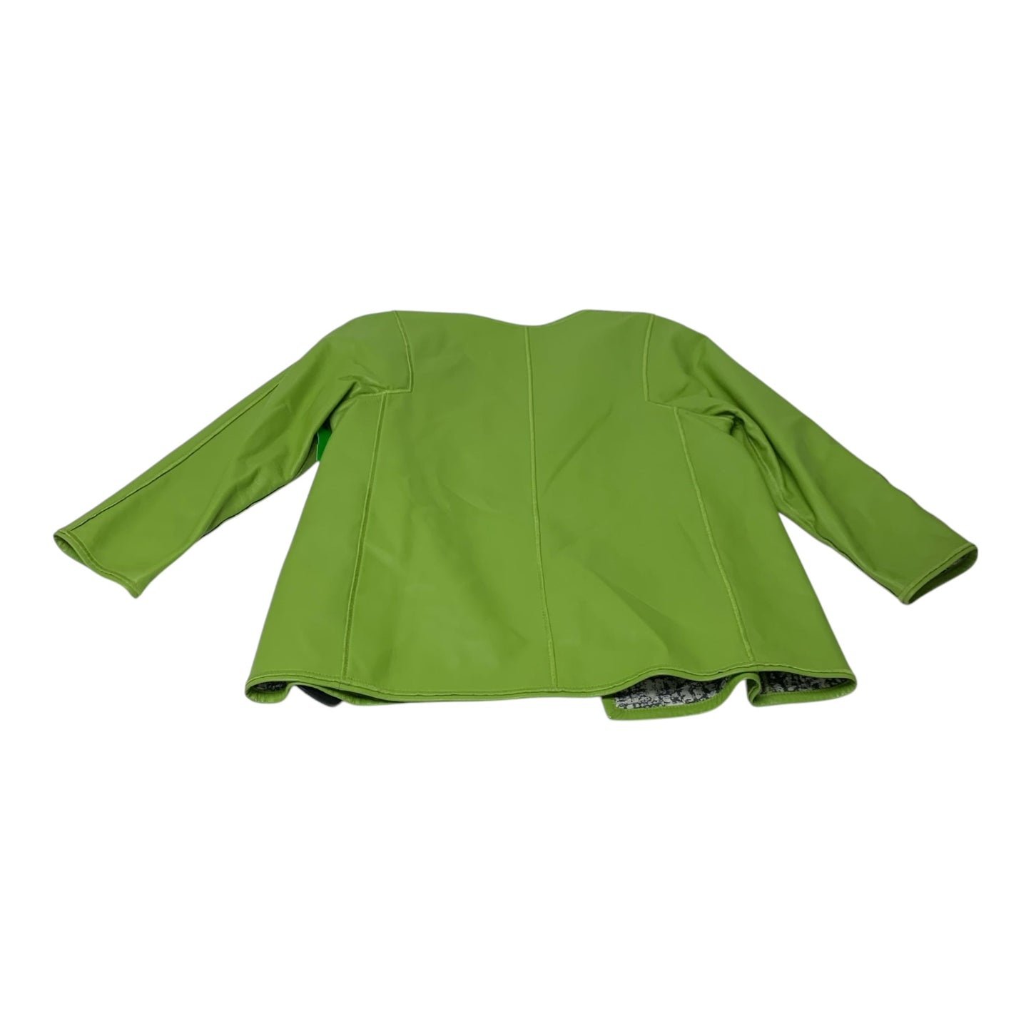 Blazer Designer By Lafayette 148 In Green, Size: S