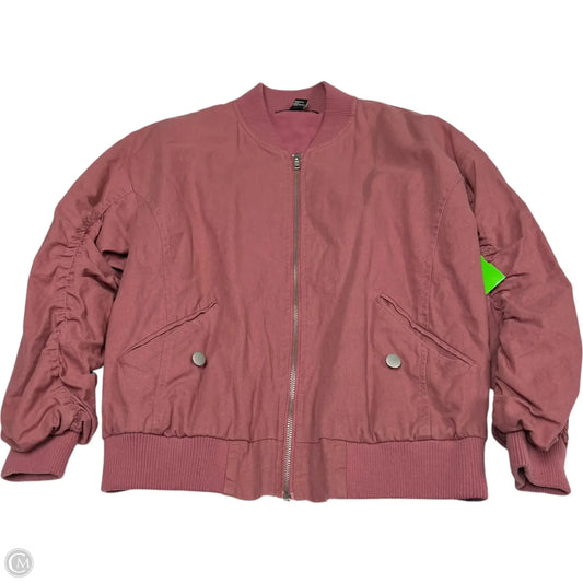 Jacket Other By Forever 21 In Pink, Size: S