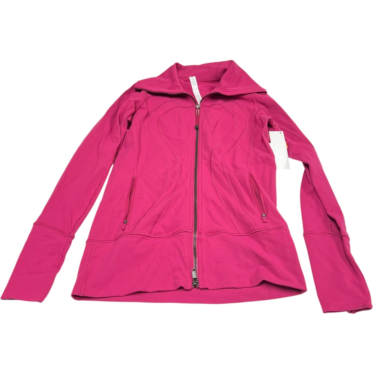 Athletic Jacket By Lululemon In Pink, Size: S