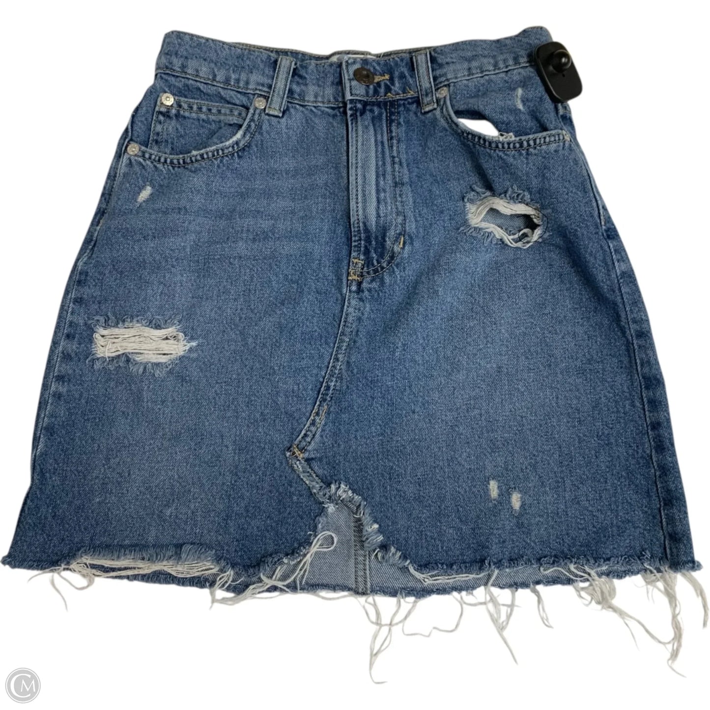 Skirt Mini & Short By We The Free In Blue Denim, Size: 0