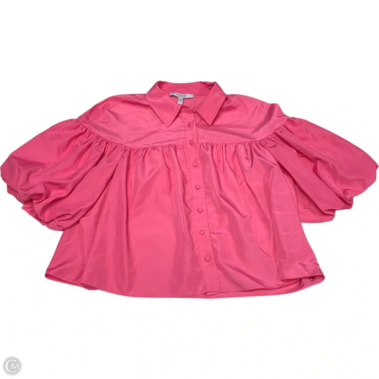 Top Short Sleeve Designer By Derek Lam In Pink, Size: M