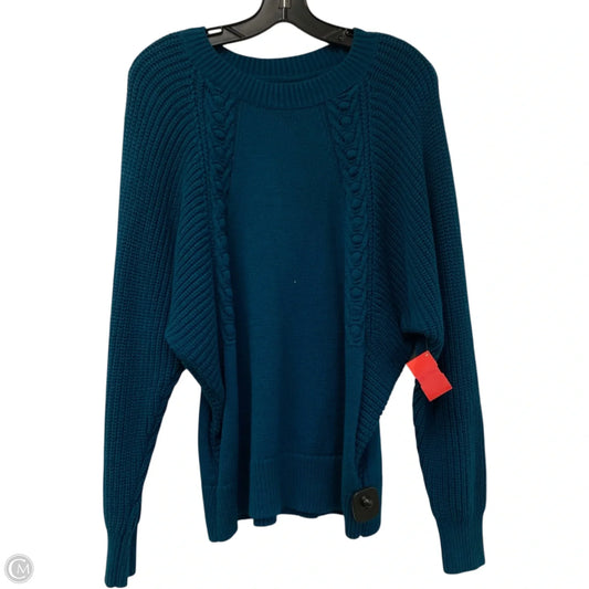 Sweater By Simply Vera In Blue, Size: M