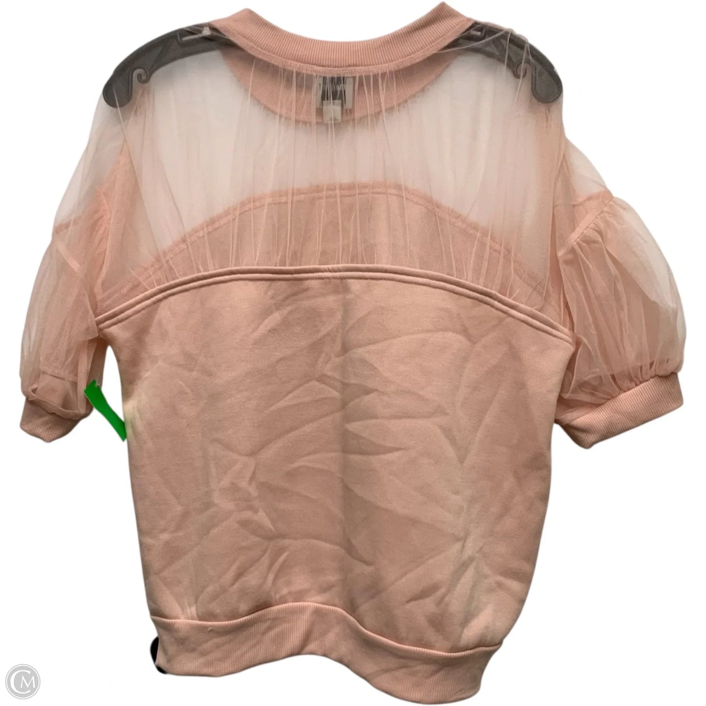 Top Short Sleeve By Maeve In Pink, Size: M