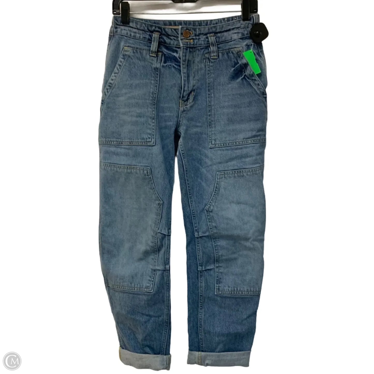 Jeans Straight By Pilcro In Blue Denim, Size: 4