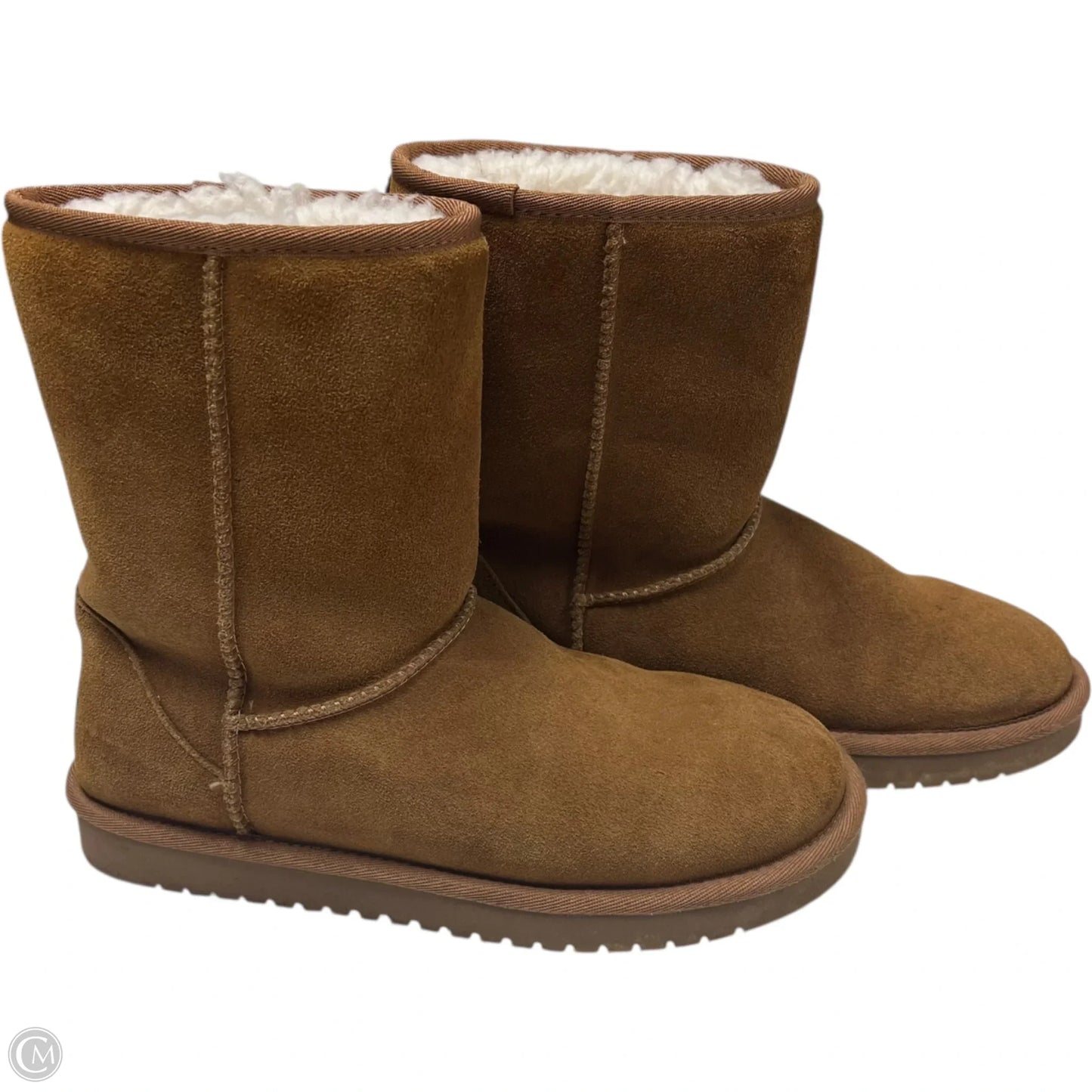 Boots Mid-calf Flats By Koolaburra By Ugg In Brown, Size: 7