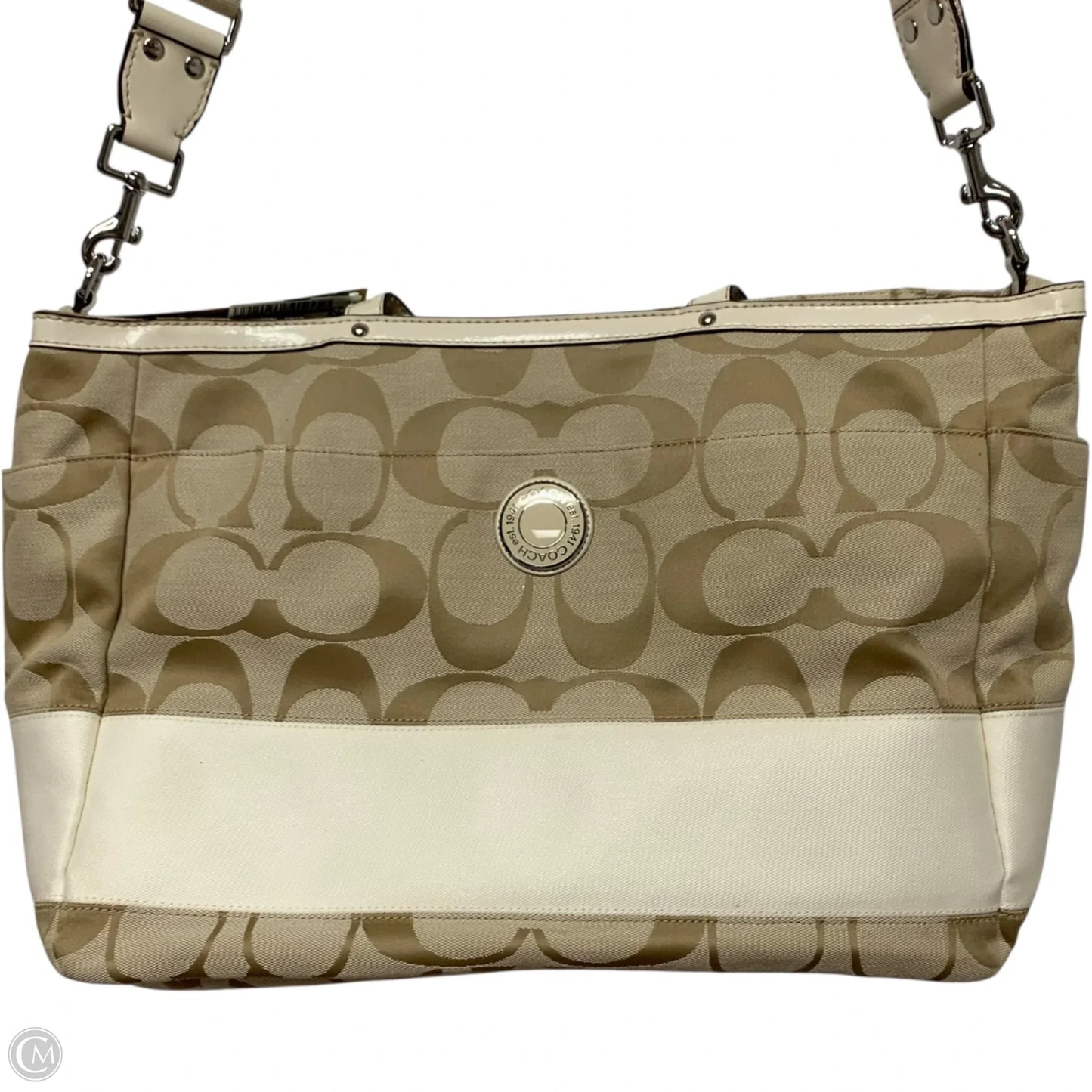 Diaper Bag Designer By Coach, Size: Large