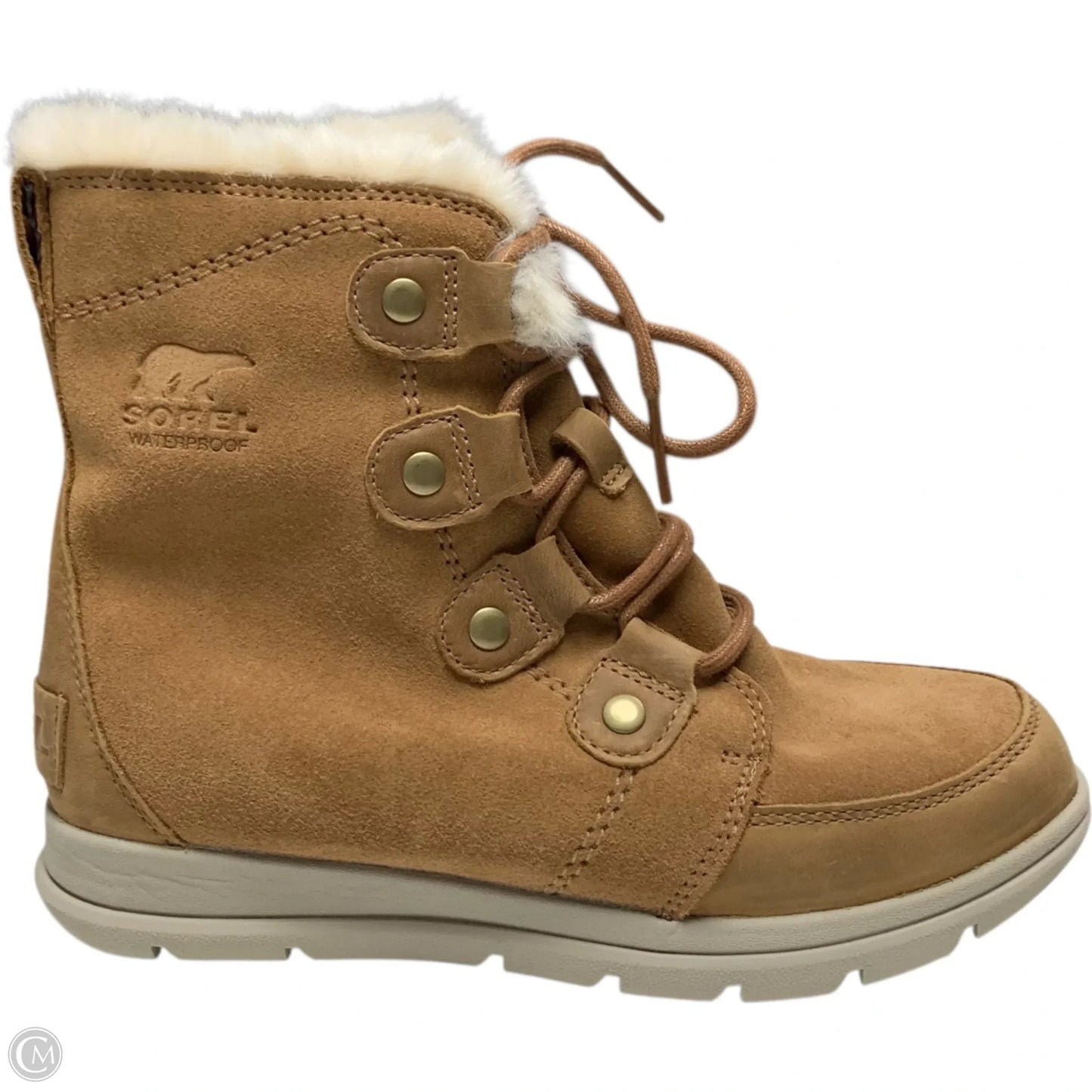 Boots Snow By Sorel In Brown & Cream, Size: 7
