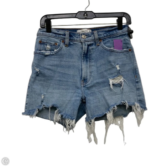 Shorts By Abercrombie And Fitch In Blue Denim, Size: 2