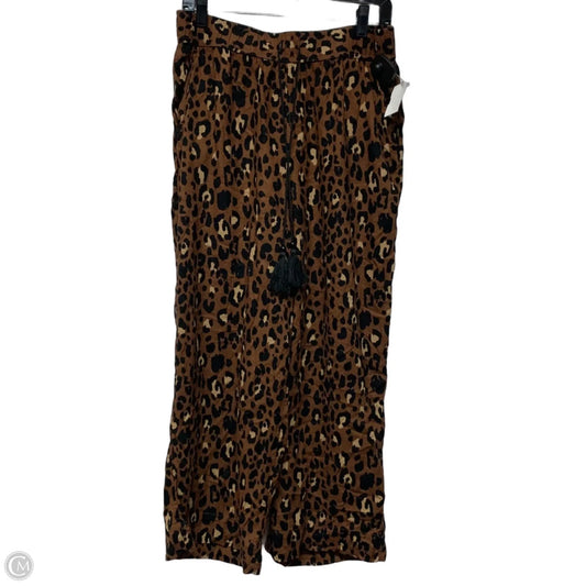 Pants Linen By Cynthia Rowley In Animal Print, Size: L