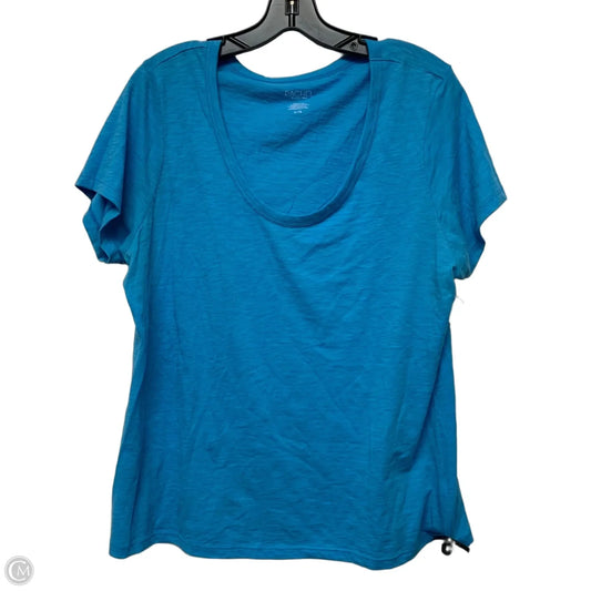 Top Short Sleeve Basic By Rachel Roy In Blue, Size: Xl