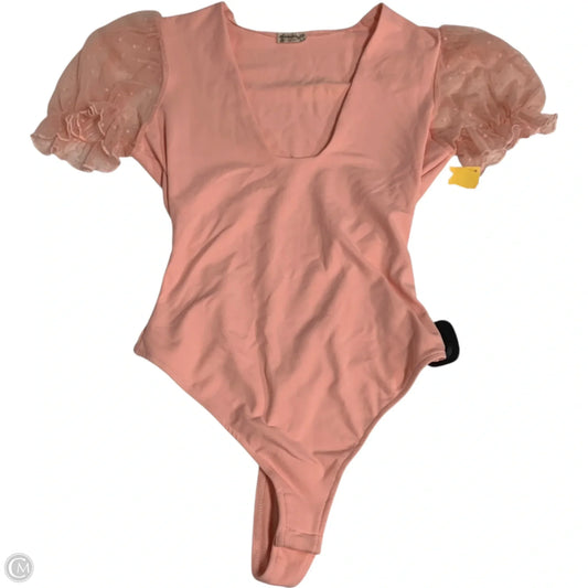 Top Short Sleeve By Free People In Pink, Size: Xs