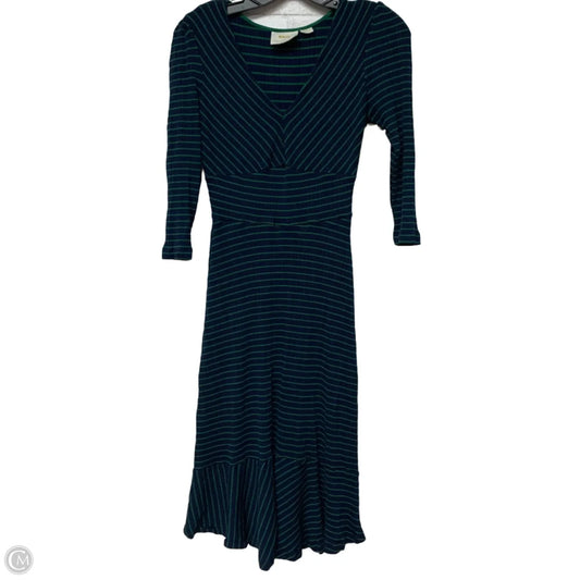 Dress Casual Maxi By Maeve In Blue & Green, Size: Xs